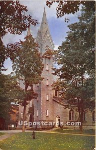 The Spires Famous Landmark of Bowdoin College in Brunswick, Maine