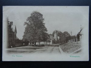Berkshire WOKINGHAM The Terrace showing OLD SCHOOL c1908 Postcard by W.J Gotelee