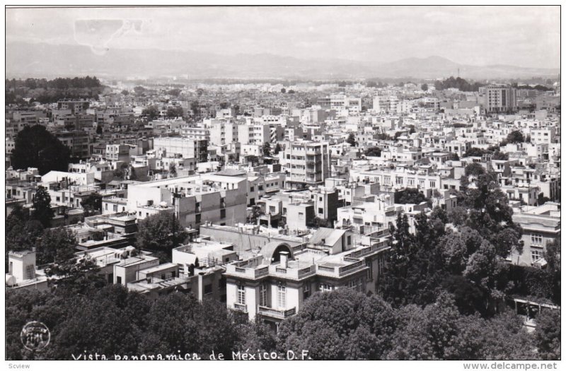 RP; MEXICO, Distrito Federal, Vista Panoramica, 30-50s