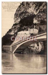 Old Postcard Around Yenne Savoie Le Pont de la Balme on the Rhone