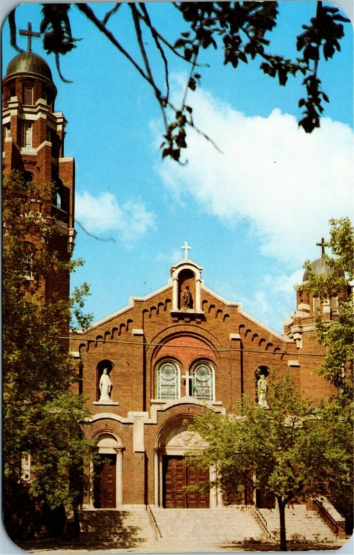 Postcard SK Prince Albert Sacred Heart Cathedral 1960s K58