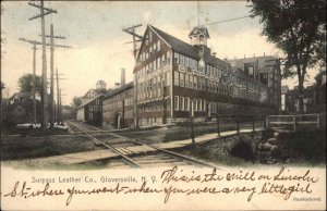 Gloversville New York NY Surpass Leather Co Factory 1906 Used Postcard