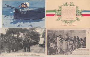 POLITIC PROPAGANDA SATIRE WWI 59 Vintage Postcards pre-1940 with BETTER! (L5850) 