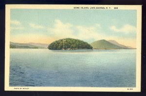 Lake George, New York/NY Postcard, View Of Dome Island, 1941!