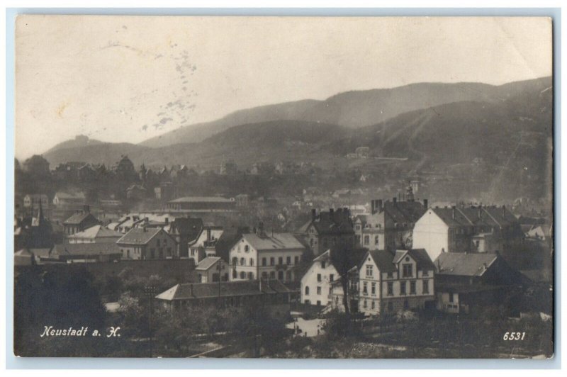 1932 General View Mountains in Neustadt Rhineland-Palatinate Germany Postcard