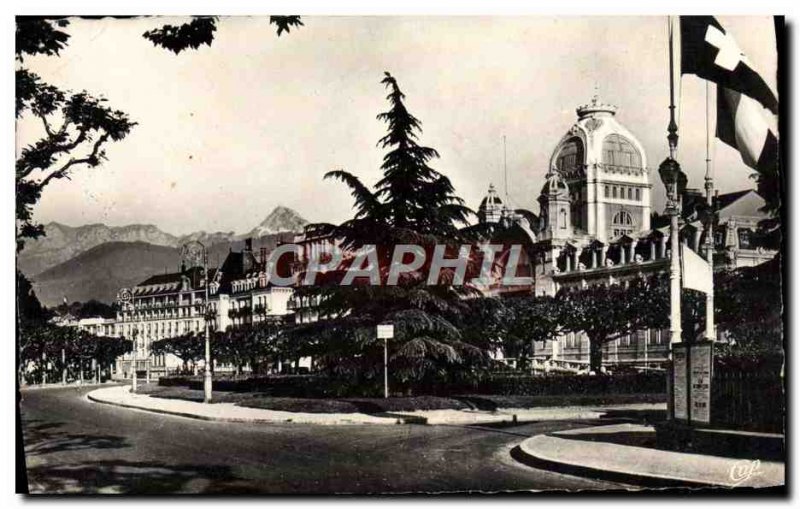 Modern Postcard Evian Les Bains and Dent d & # 39Oche