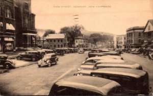 New Hampshire Newport Main Street 1939