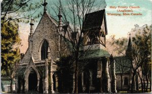 Canada Manitoba Winnipeg Holy Trinity Church (Anglican) Vintage Postcard C162