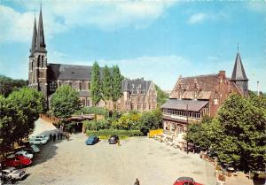 BG5019 lourdes oostakker basiliek en leuziten klooster car voiture   belgium