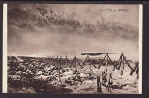 The Dream Military Painting Postcard 5247