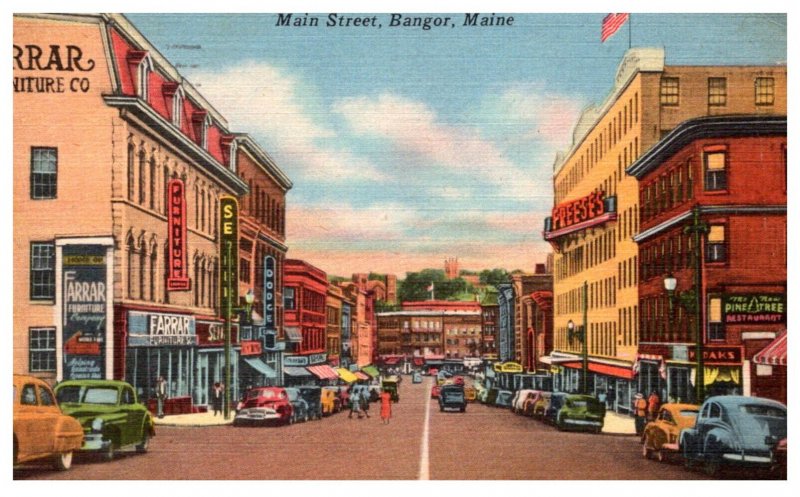 Maine  Bangor  Main Street