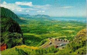 Nuuanu Pali Oahu Hawaii HI Vintage Postcard F15