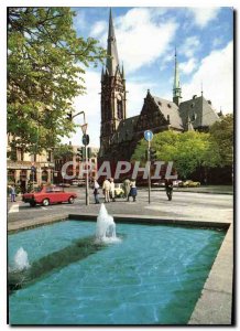 Postcard Modern Landeshaupystedt Saarbrucken Johanneskirche