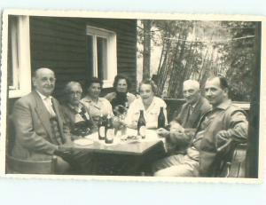 Old rppc GROUP OF PEOPLE Great Postcard AB1352