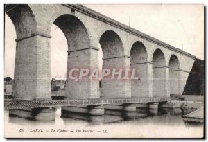 Old Postcard Laval on the viaduct ll viadue