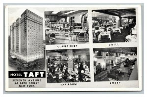 Vintage 1950's Photo Postcard Hotel Taft 7th Ave 50th Street New York City NY