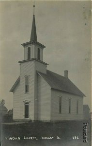 IA, Huxley, Iowa, Lincoln Church, J.B. Hughs, No. 656, RPPC