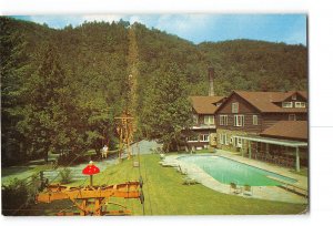 Gatlinburg Tennessee TN Vintage Postcard Skylift and New Gatlinburg Inn