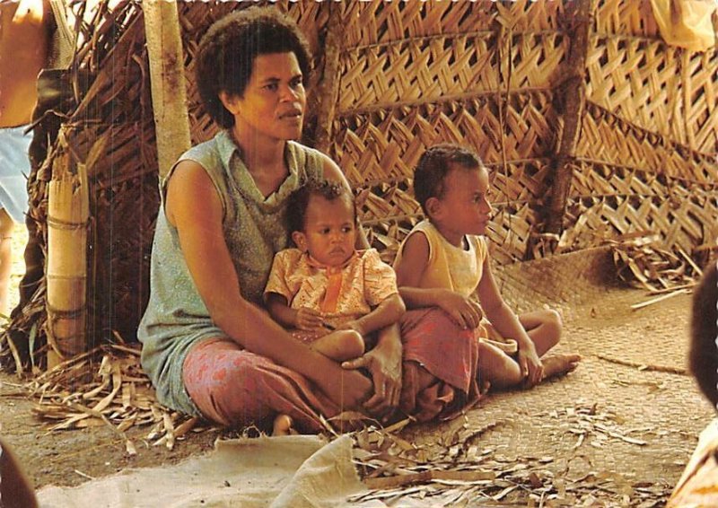 Fijian Mother and Children Fiji Postal Used Unknown 