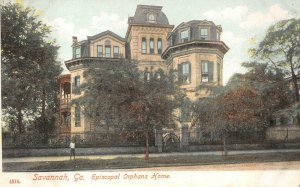 EPISCOPAL ORPHANS HOME SAVANNAH GEORGIA BLACK AMERICANA PCK POSTCARD (c. 1910)