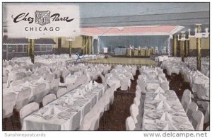 Interior Dining Room Chez Paree French Restaurant Chicago Illinois 1953