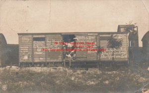 Germany, Cassel? RPPC, Converted Train Car to a House? 1914 PM