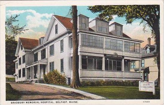 Maine Belfast Bradbury Memorial Hospital 1935