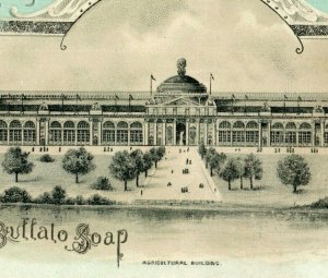 1893 World's Fair Bell's Buffalo Soap Agricultural Bldg Image Knerr & Wolle P172