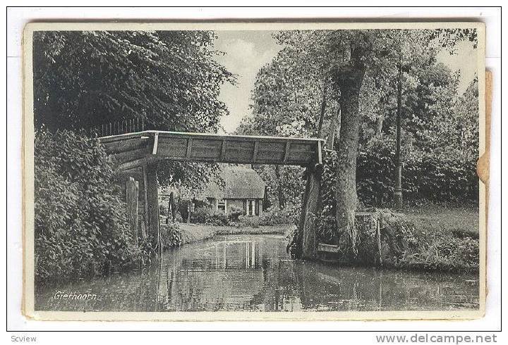 10 Pull-Out Views, Bridge, Boats, Etc., Giethoorn (Overijssel), Netherlands, ...