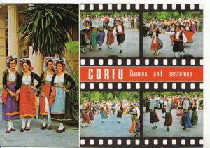 Greece Postcard - Corfu - Dances and Costumes - Ref ZZ5607