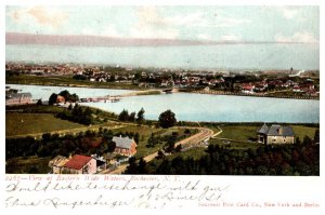 New York   Rochelle Aerial view of Eastern Wide Waters