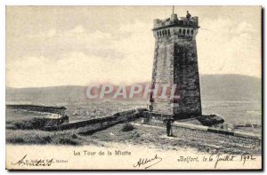 Old Postcard The Tower Miotte Belfort