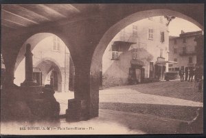 France Postcard - Sospel - Place Saint-Nicolas   U1642