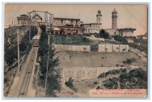 c1910 Buildings Of The Tibidabo Cusp Barcelona Spain Unposted Postcard