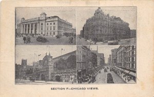 Chicago Illinois 1911 Postcard Section F Chicago view