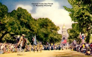 Cheyenne, Wyoming - The Frontier Days Parade - Reproduction -