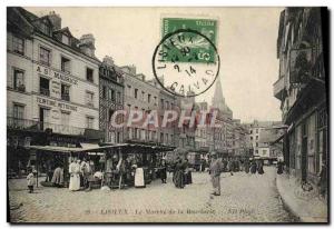 Old Postcard Lisieux The walk Boucher TOP butcher