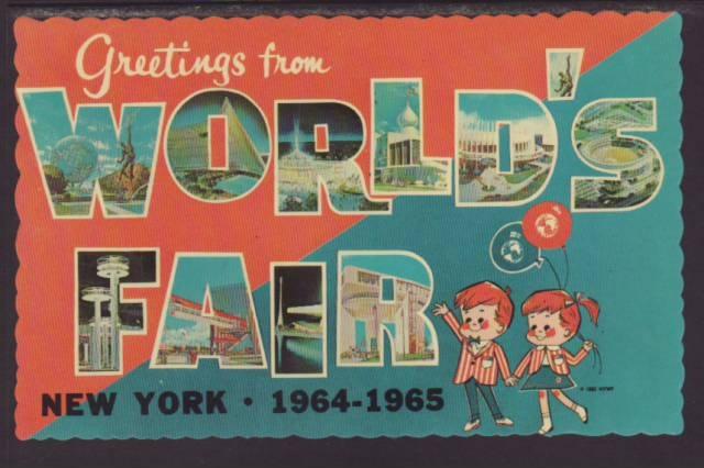 Greetings From World's Fair NY 1964-1965 Postcard 