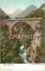 Postcard Modern Saint Sauveur Les Bains Pont Napoleon