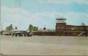 Postcard Burlington Municipal Airport Burlington VT 1960