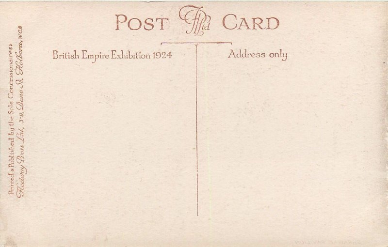 Postcard exhibitions British Empire Exhibition Sarawak pavilion 1924