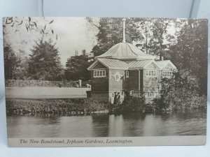 Vintage Postcard The New Bandstand Jephson Gardens Leamington Spa 1915 Posted