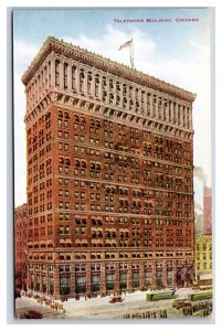 Telephone Building Chicago Illinois IL UNP DB Postcard P22