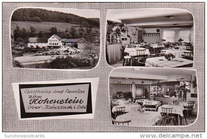 Germany Gasthaus und Pension Zum Hohenstein Ober-Kainsbach Im Odenwald Real P...