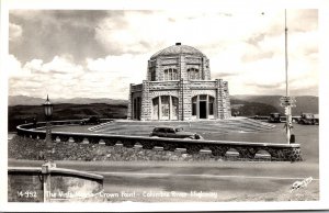 Oregon Columbia River Highway Crown Point The Vista House Real Photo