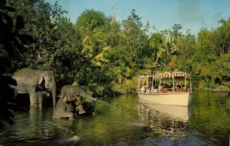 Disneyland, Anaheim Cal., Adventureland, Jungle Cruise, Elephant Bathing Pool