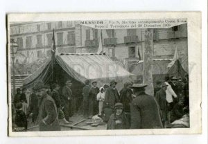 401257 ITALY Messina after earthquake S.Martino str Vintage PC