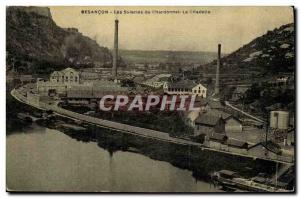 Old Postcard Besancon Chardonnet silk Citadel