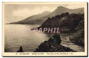 Postcard Old Trayas Bords de Mer overlooking the Pic Aurelle