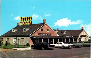 Little Amana woolens general store winery, Iowa Postcard 1984 Red Lodge Montana